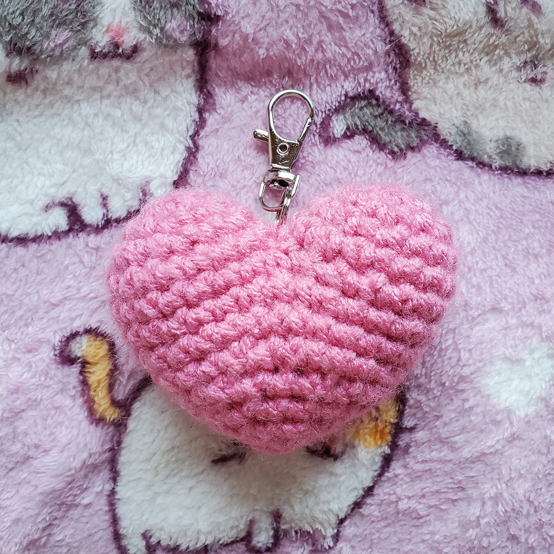 Handmade Bag Charm - Heart