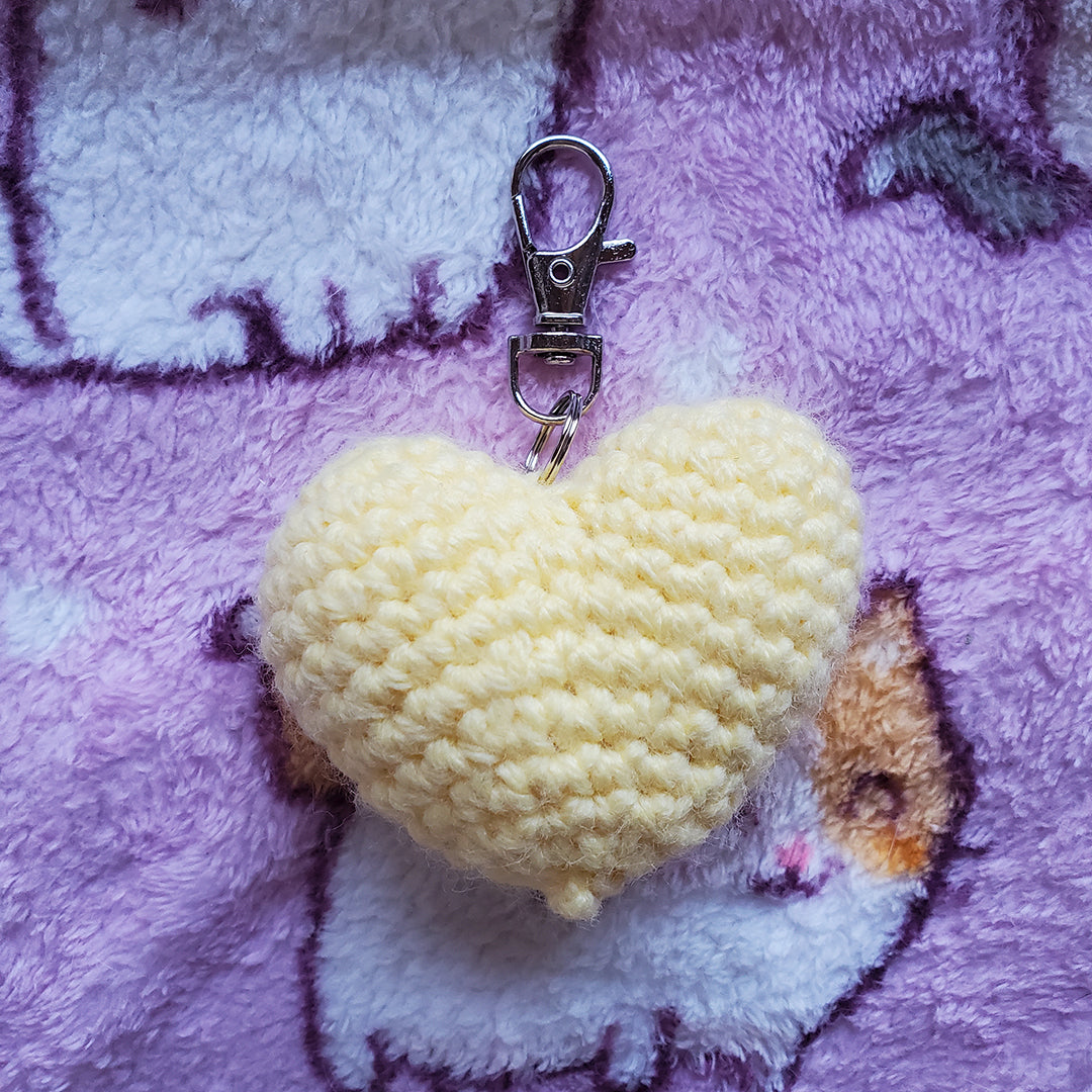 Handmade Bag Charm - Heart